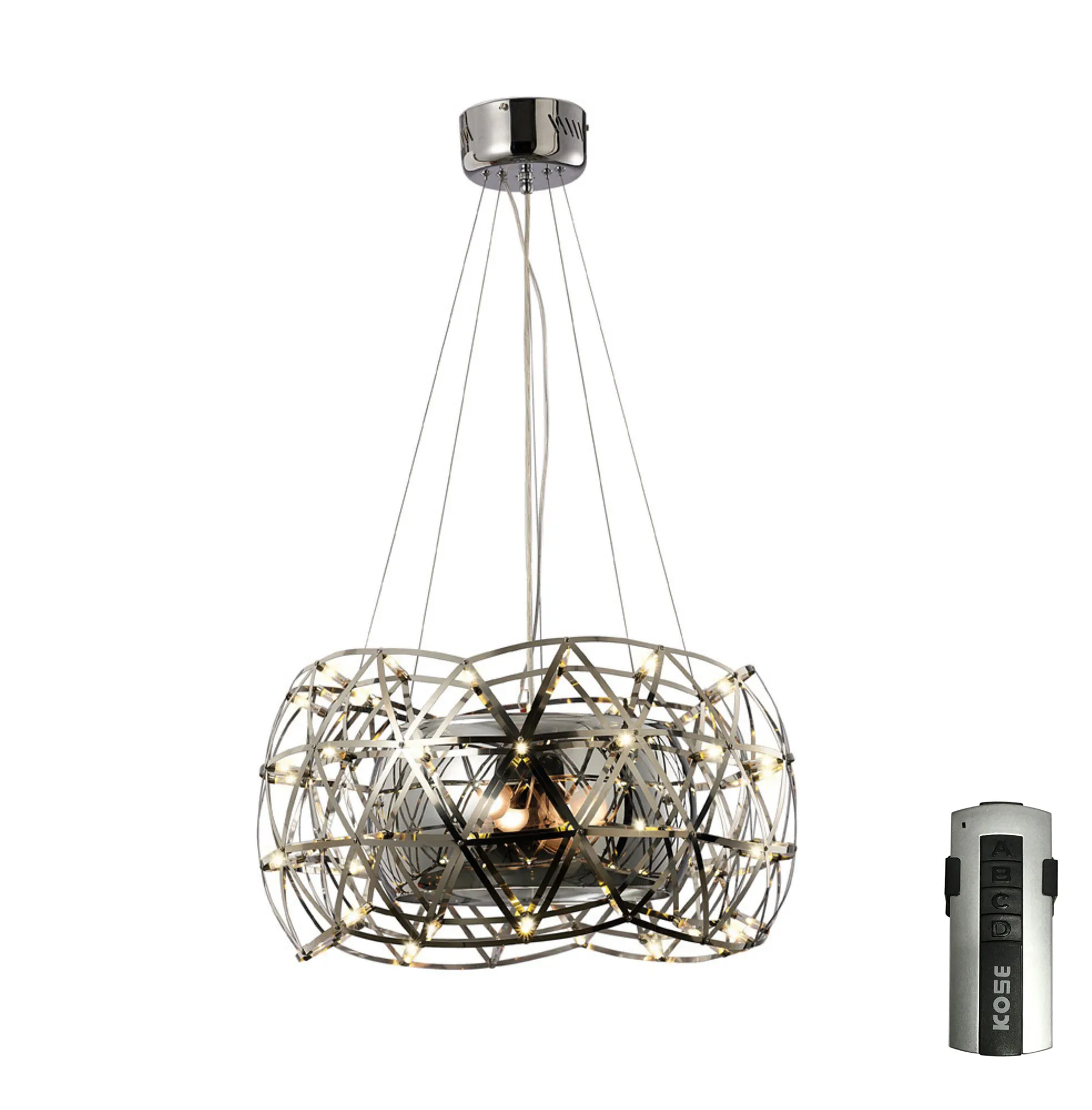 Atria Glass Pendant 3 Light